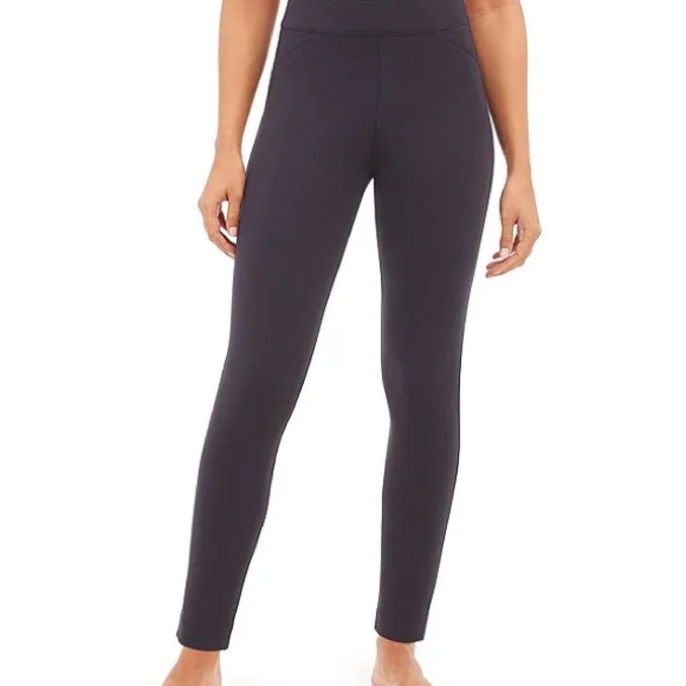 Spanx Classic Black Backseam Skinny Leggings